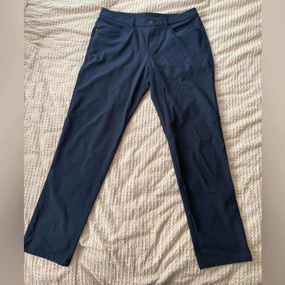 Lululemon Commission Pants Slim Fit Navy Size 34 – Men’s ABC Technology
